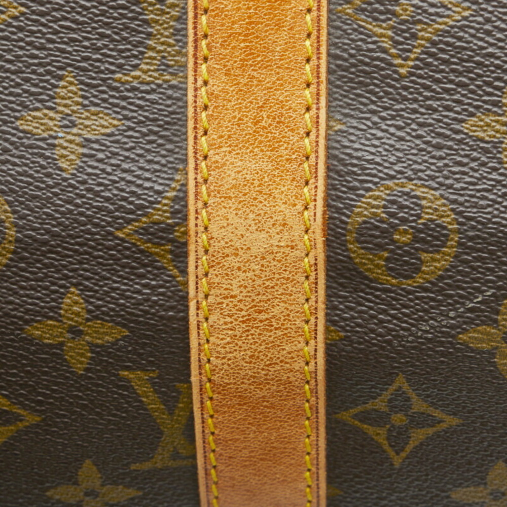 LOUIS VUITTON Monogram Keepall 55 Boston Bag M41424 Brown PVC Leather Ladies - Picture 6 of 10